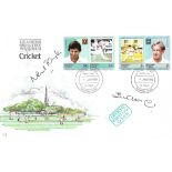 Cricket Neil Taylor and Bill Athey signed Cricket Leaders of the World FDC.