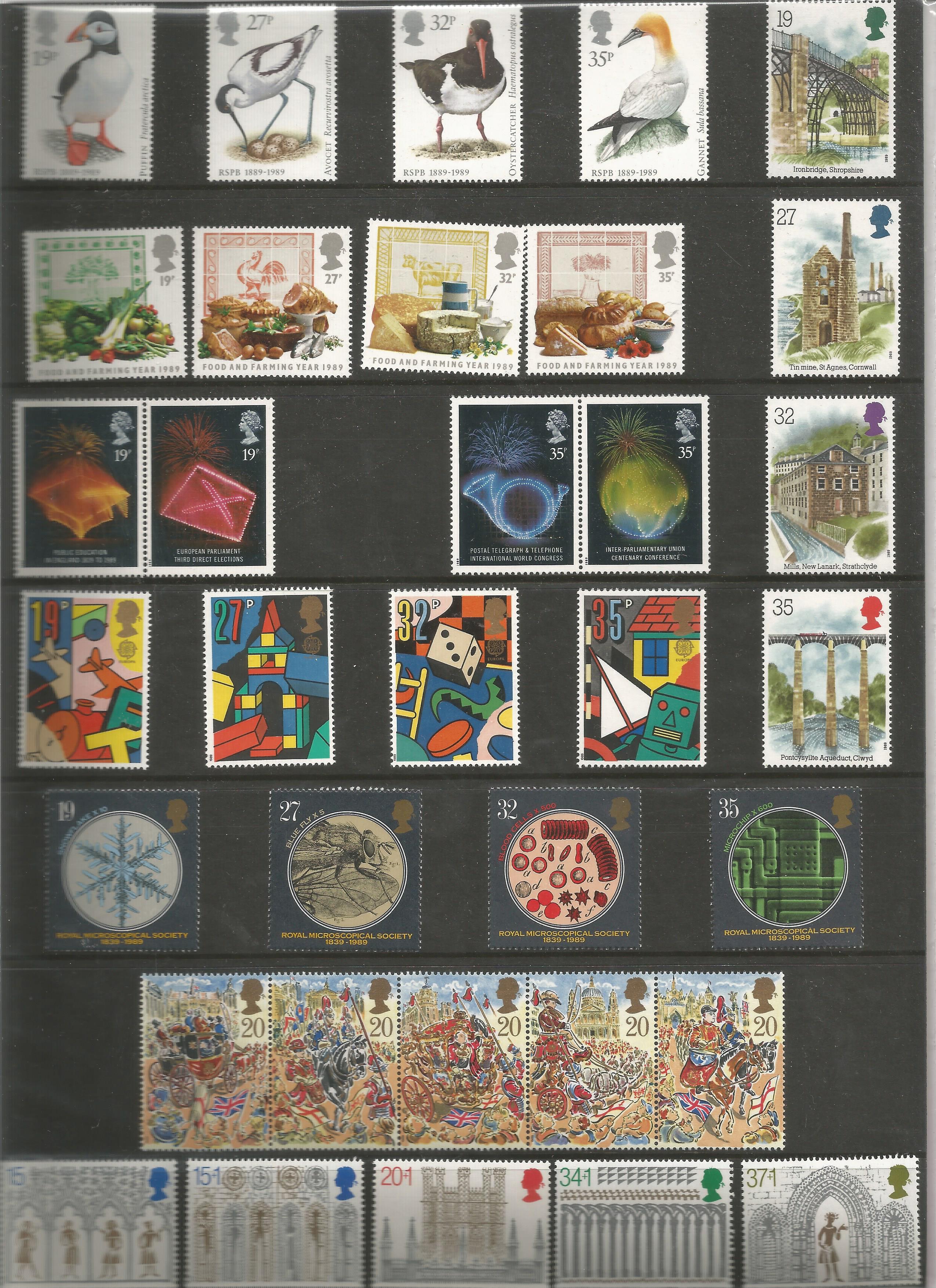 GB Mint Stamps Collectors Pack 1989 Good condition. All autographs come with a Certificate of