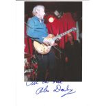 Alan Darby guitarist Music Signed 12 x 8 Colour Photograph. Good condition. All autographs come with