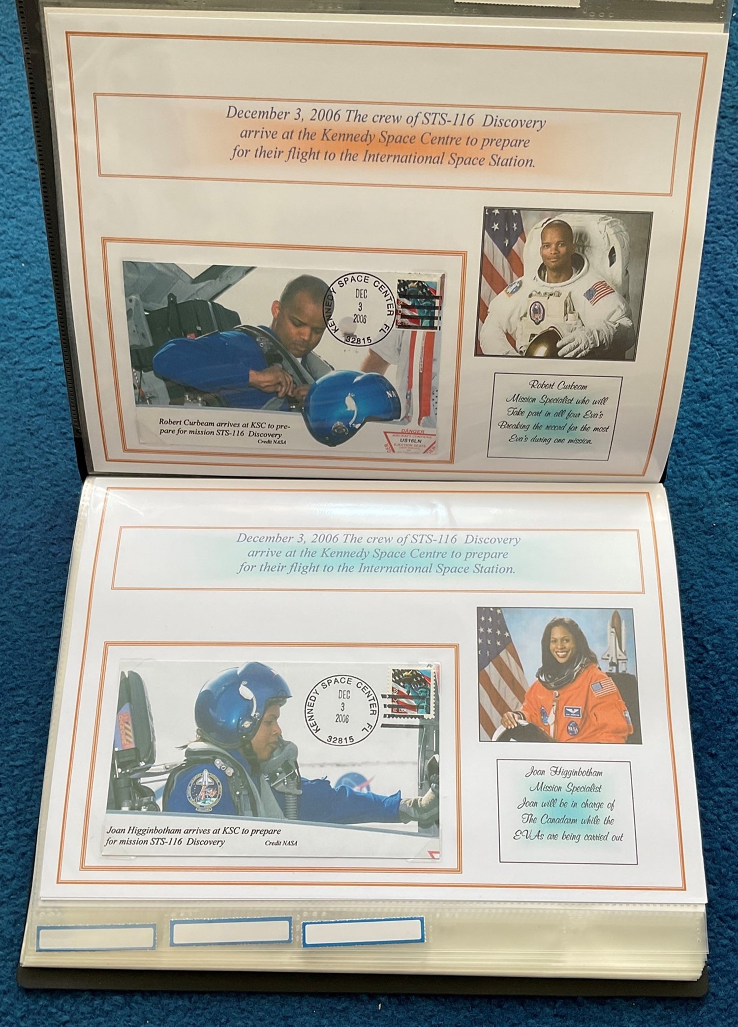 31 Space Exploration FDC with Stamps and FDI Postmarks, Housed in a Binder with Stunning NASA