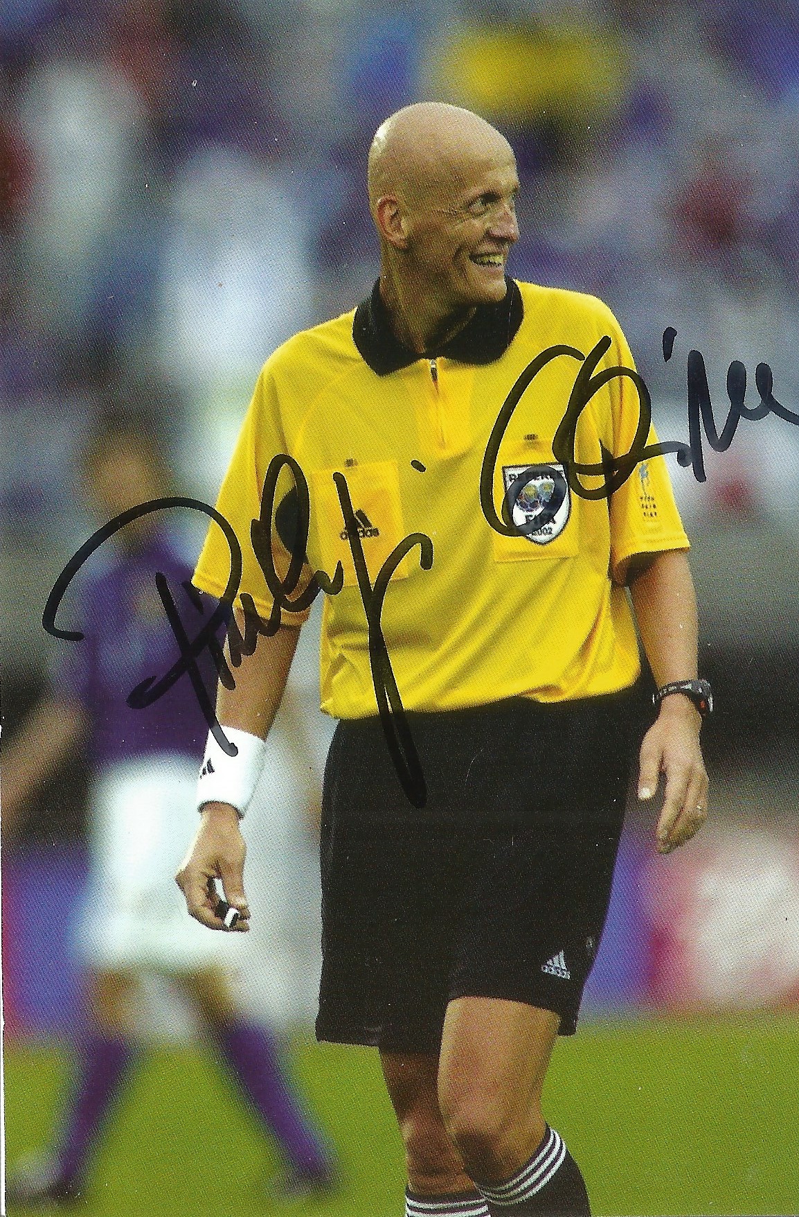 Pierluigi Collina signed 6x4 colour photo. Italian former football referee. He was named FIFAs