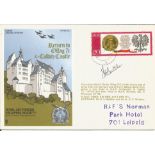 Flt Lt L. Butcher signed RAFES Return to Oflag 7c and Colditz Castle FDC. Taken from Colditz