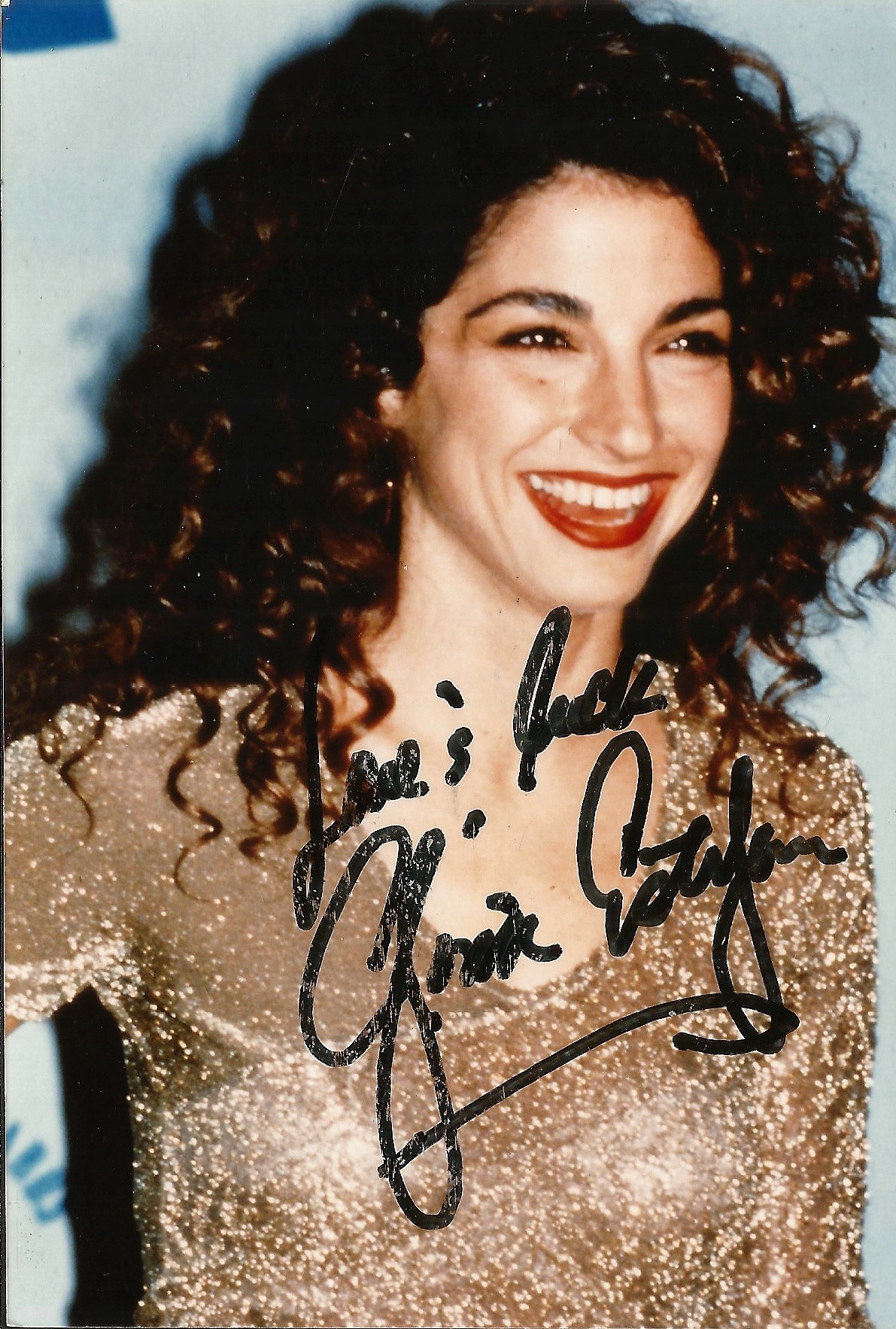 Gloria Estefan signed 6x4 colour photo. Good condition. All autographs come with a Certificate of