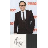 Christian Slater and Josh Brolin, actors. 2 signed cards and 2 10x8 photos. Good condition. All