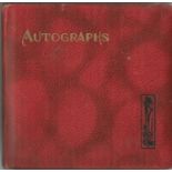 Autograph book. 12 signatures all on individual pages. Amongst signatures are Billy Cotton, Irene