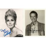 Janet Leigh and Perkins signed individual photos. Good condition. All autographs come with a