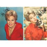 Kim Novak signed small photo collection. 3 in total. Good condition. All autographs come with a
