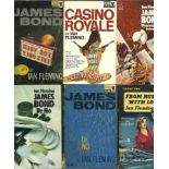 A Collection of 20 James Bond Paperbacks by Ian Fleming, Includes From Russia With Love x 3, You