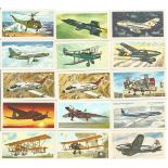 History of Aviation collectors cards 62 cards from Brooke Bond Tea, some duplicates see images. Good