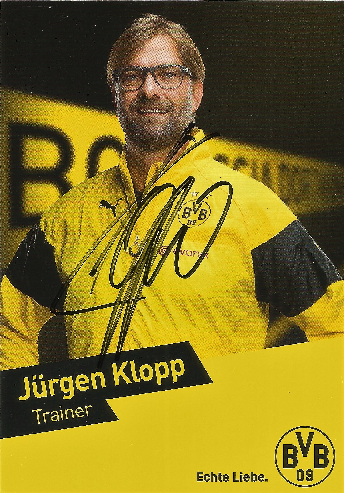 Jurgen Klopp signed 6x4 colour promo photo. German professional football manager and former player