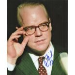 Philip Seymour Hoffmann signed 10x8 colour photo. Good condition. All autographs come with a