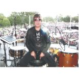 Clem burke Blondie Music Signed 12 x 8 Colour Photograph. Good condition. All autographs come with a