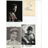 Music collection, 5 signed items. Petula Clark, early Pye signed 5.5x3.5 photo on paper. The