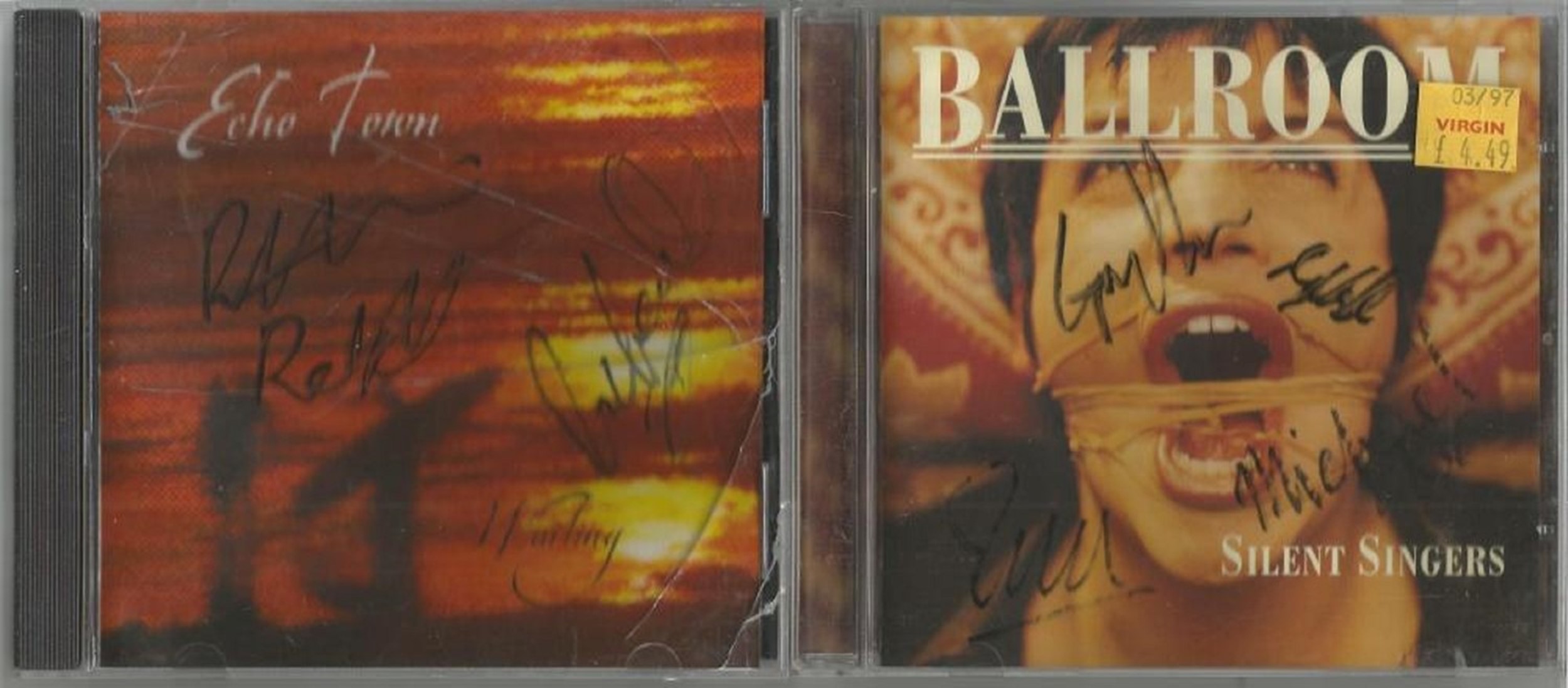 6 Signed CDs Including Ballroom Silent Singers Disc Included, John Gorka After Yesterday Disc