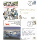 Signed and Flown FDCs plus vintage Airmail celebrating First Official Flight Vancouver Montreal