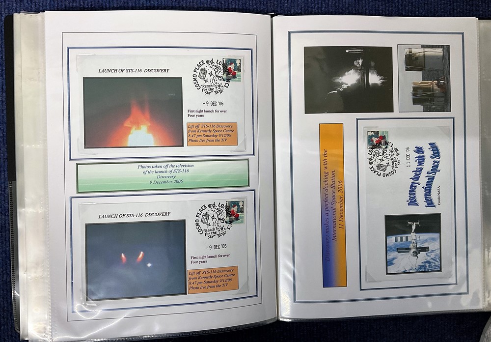 94 Space Exploration FDC with Stamps and FDI Postmarks, Housed in a Binder with Stunning NASA - Image 9 of 12