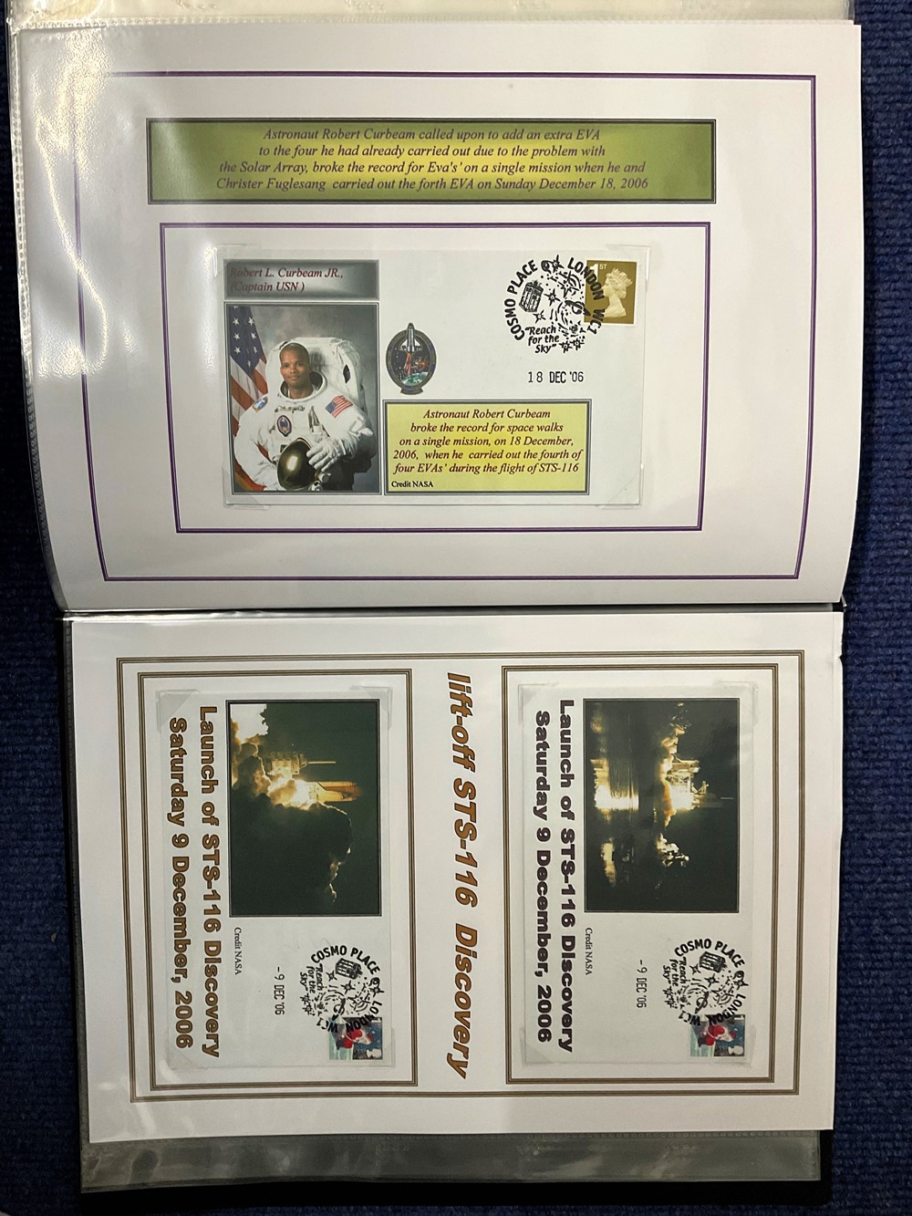 94 Space Exploration FDC with Stamps and FDI Postmarks, Housed in a Binder with Stunning NASA - Image 12 of 12