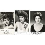 Actresses collection. 3 early signed, 1 dedicated, 5.5x3.5 photos. Dorothy Tutin, Jill Gascoine