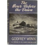Godfrey Winn. The Hour Before The Dawn. A WW2 Hardback book, showing signs of age. Signed and