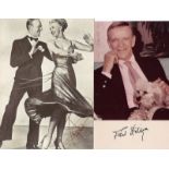 Fred Astaire and Ginger Rogers signatures on individual photos. Good condition. All autographs