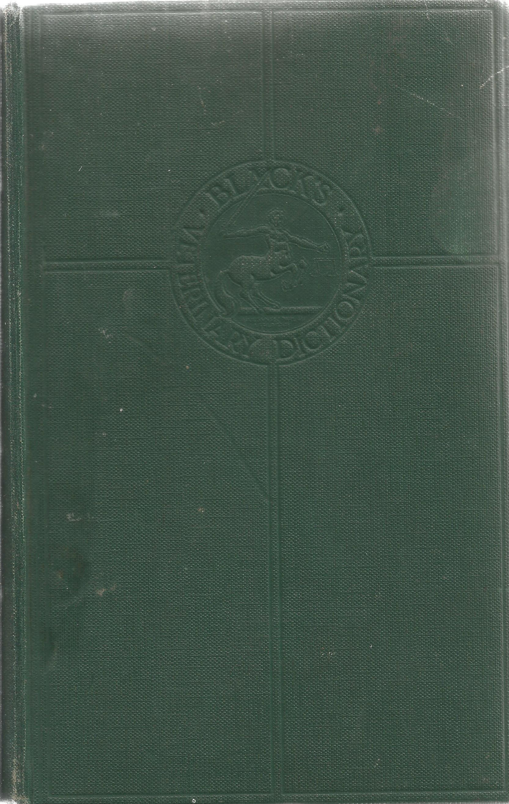 Hardback Book Black's Veterinary Dictionary edited by William C Miller Second Edition 1935 published