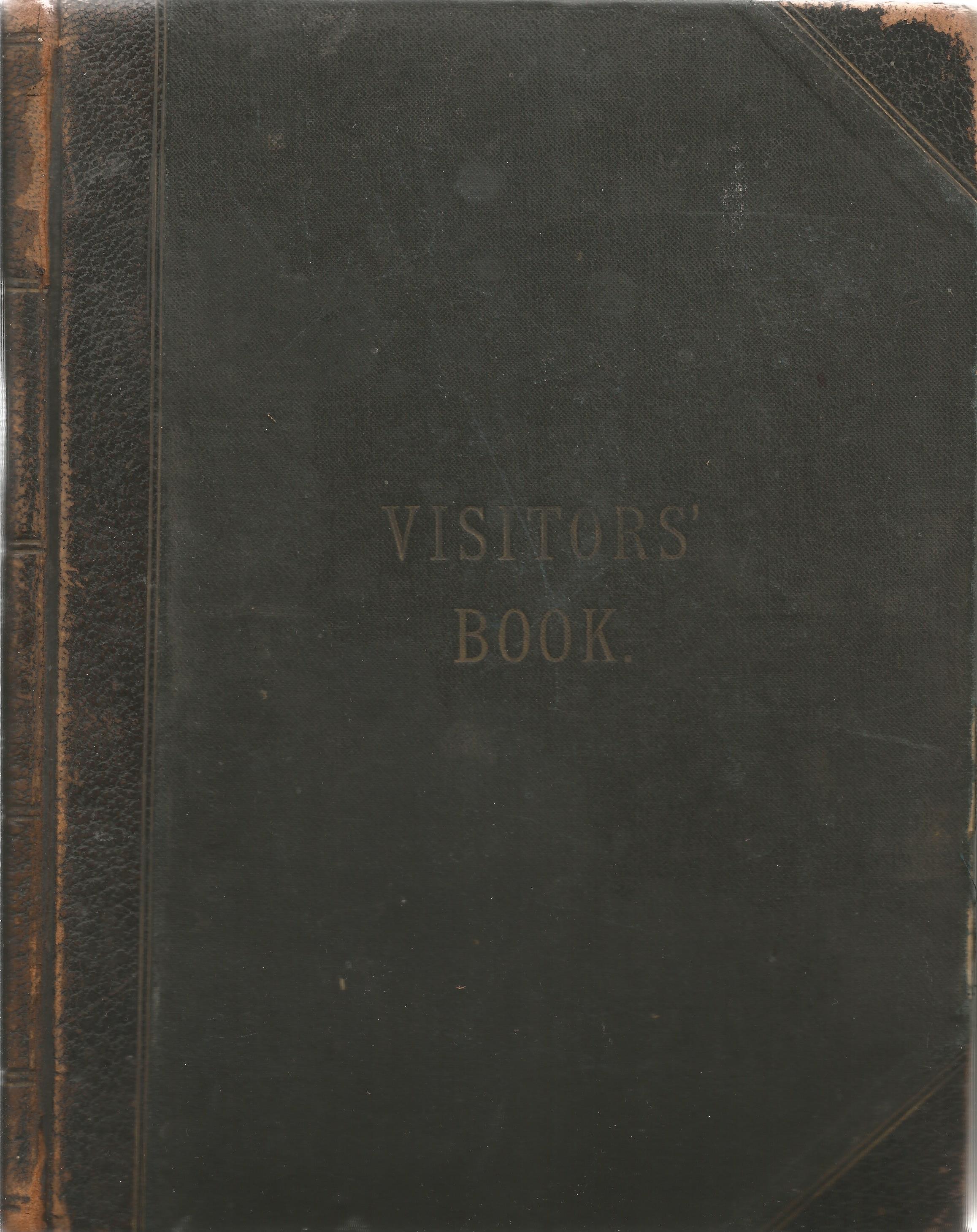 Visitors Book Red Lion Hotel Newquay with dates and Name & Address of their guests 1903 1930 at