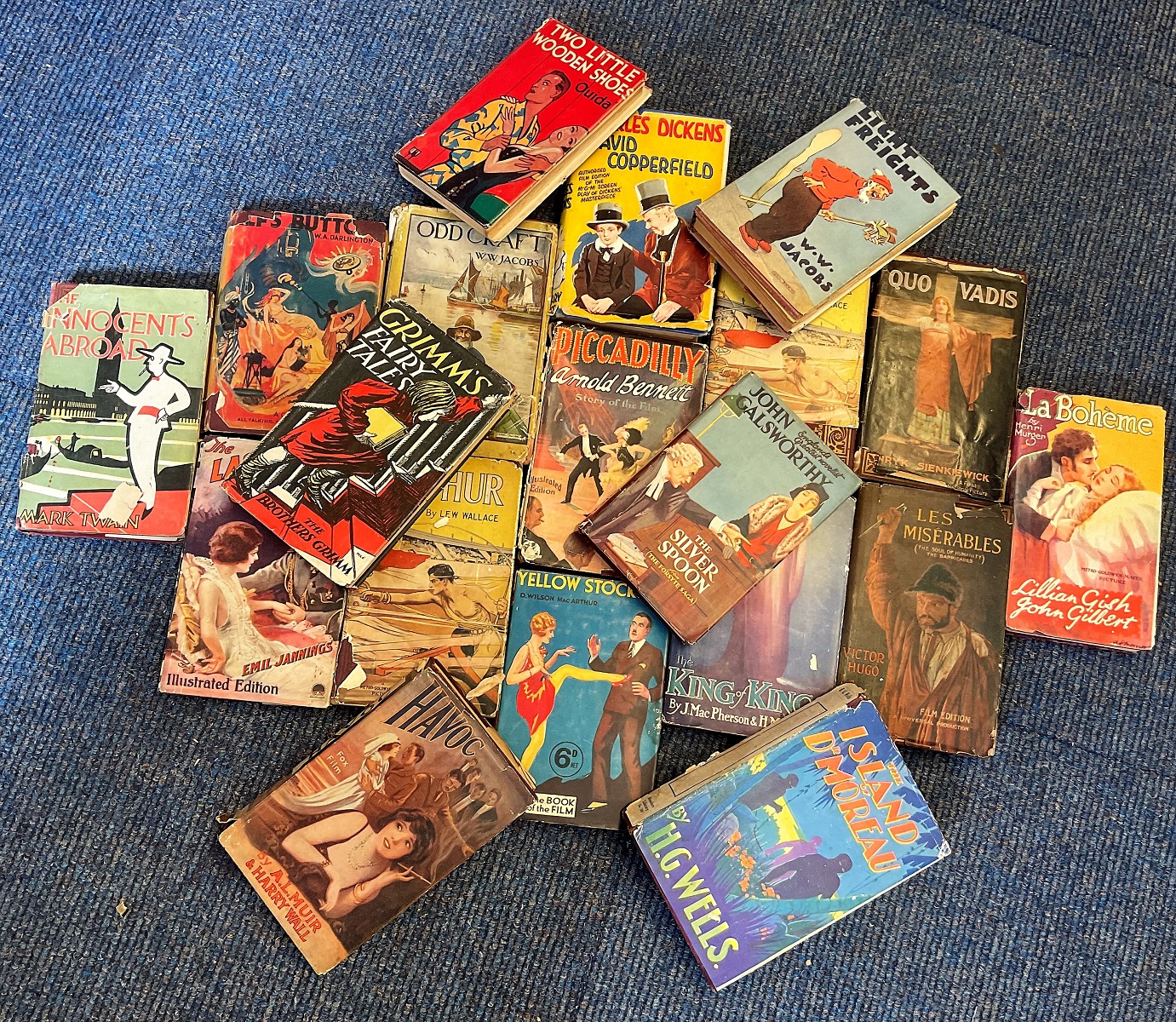 Collection 1920s Movie Books from Literary Press, 65 mainly with original pictorial dustjackets with - Image 2 of 3