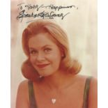 Elizabeth Montgomery as Samantha Bwitched signed 10 x 8 inch colour photo
