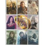 Lord of the Rings signed Trading card collection of 9 Return of the King