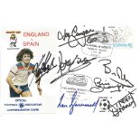 England Football multiple signed 1982 England V Spain FDC