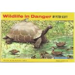 Brooke Bond Picture Cards, Album of Wildlife in Danger, 1963, 50 cards. Good condition. We combine
