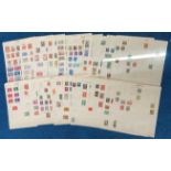 Worldwide stamp collection on 29 loose pages. Includes Greece, Italy, Finland Netherlands, Norway