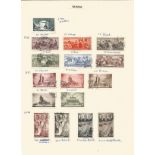 Russia, 1921/1938, stamps on loose sheets, approx. 25. Good condition. We combine postage on