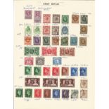 Great Britain, George V, Edward VIII, George VI, stamps on loose sheet, approx. 40. Good