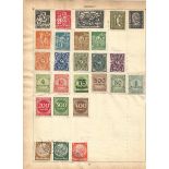 Holland, Belgium, Germany, Switzerland, France, Sweden, Italy, stamps on loose sheets, approx. 85.