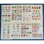 GB postal collection. Includes stamps on loose album pages loose stamps and covers. Good
