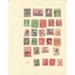 British Commonwealth stamps, including Canada, Australia, New Zealand, approx. 90. Good condition.