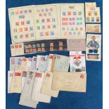 Assorted collection. Mainly Swiss stamps. Also includes postcards and covers. Good condition. We