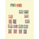 Uganda Kenya Tanganyika, stamps on loose sheet, approx. 15. Good condition. We combine postage on
