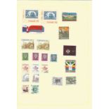 Canada, stamps on loose sheets, approx. 300. Good condition. We combine postage on multiple