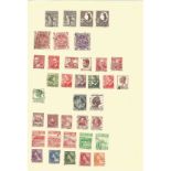 Australia, stamps on loose sheets, approx. 35. Good condition. We combine postage on multiple