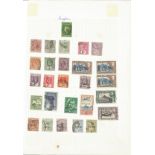 Ceylon, stamps on loose sheets, approx. 30. Good condition. We combine postage on multiple winning