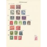 Czechoslovakia, Finland, stamps on loose sheets, approx. 50. Good condition. We combine postage on