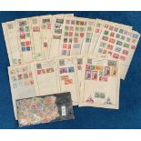 Stamp collection. Worldwide. Includes Romania, Slovenia, Hungary, Poland, Austria Spain and more.