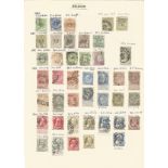 Belgium, Belgian Congo, 1869/1963, stamps on loose sheets, approx. 130. Good condition. We combine