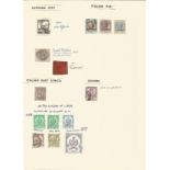 Vatican City, Italian East Africa, Libya, Johore, stamps on loose sheet, approx. 10. Good condition.