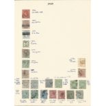 Spain, 1864/1965, stamps on loose sheets, approx. 80. Good condition. We combine postage on multiple