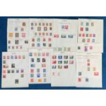 Worldwide stamp collection. Includes Ireland, Burma, Jordan, Syria, Russia, Romania, Albania,