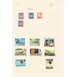 Jersey, Guernsey, Isle of Man, Scotland, Wales, Northern Island, stamps on loose sheets, approx. 65.
