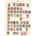 Denmark 1864-1973, stamps on loose sheets, approx. 50. Good condition. We combine postage on